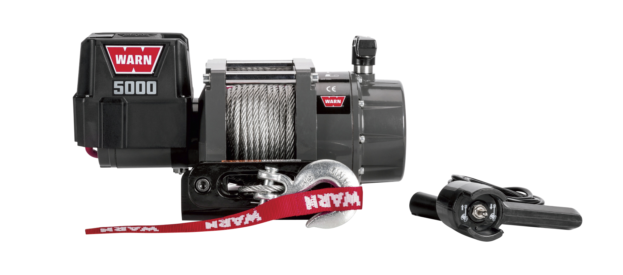 Winch Warn electric 5000DC | Brenderup®