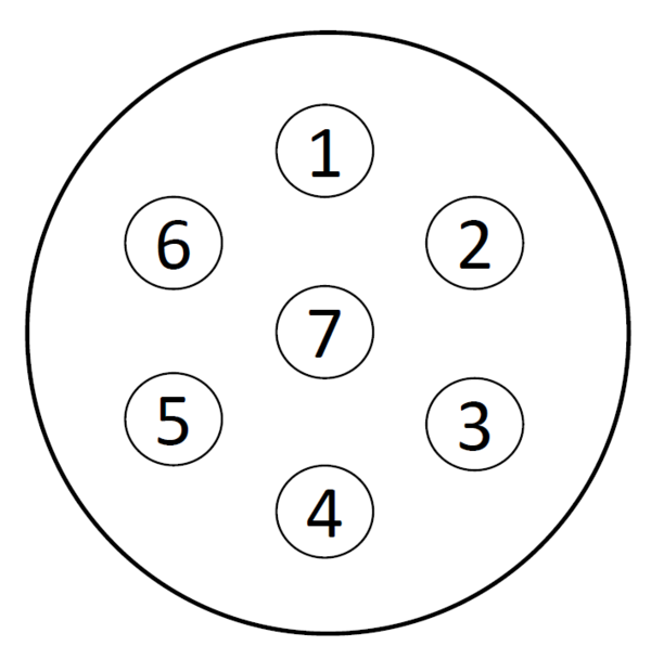 Anhängerstecker, 7-polig 