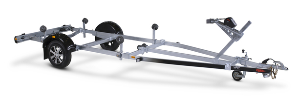 Unbraked boat trailers